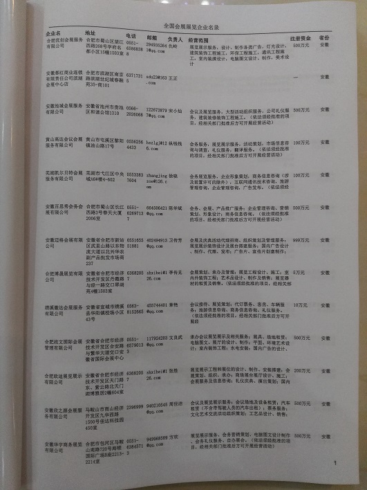 中国会展展览公司黄页可开展精准营销，电话营销、邮件营销、传真营销等等多管齐下，圆您销售冠军梦