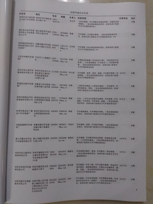 中国汽修企业黄页可开展精准营销，电话营销、邮件营销、传真营销等等多管齐下，圆您销售冠军梦