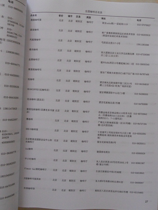 全国咖啡店名单助您立刻获得大量潜在客户信息，大大减少销售成本，是您的事业事半功倍